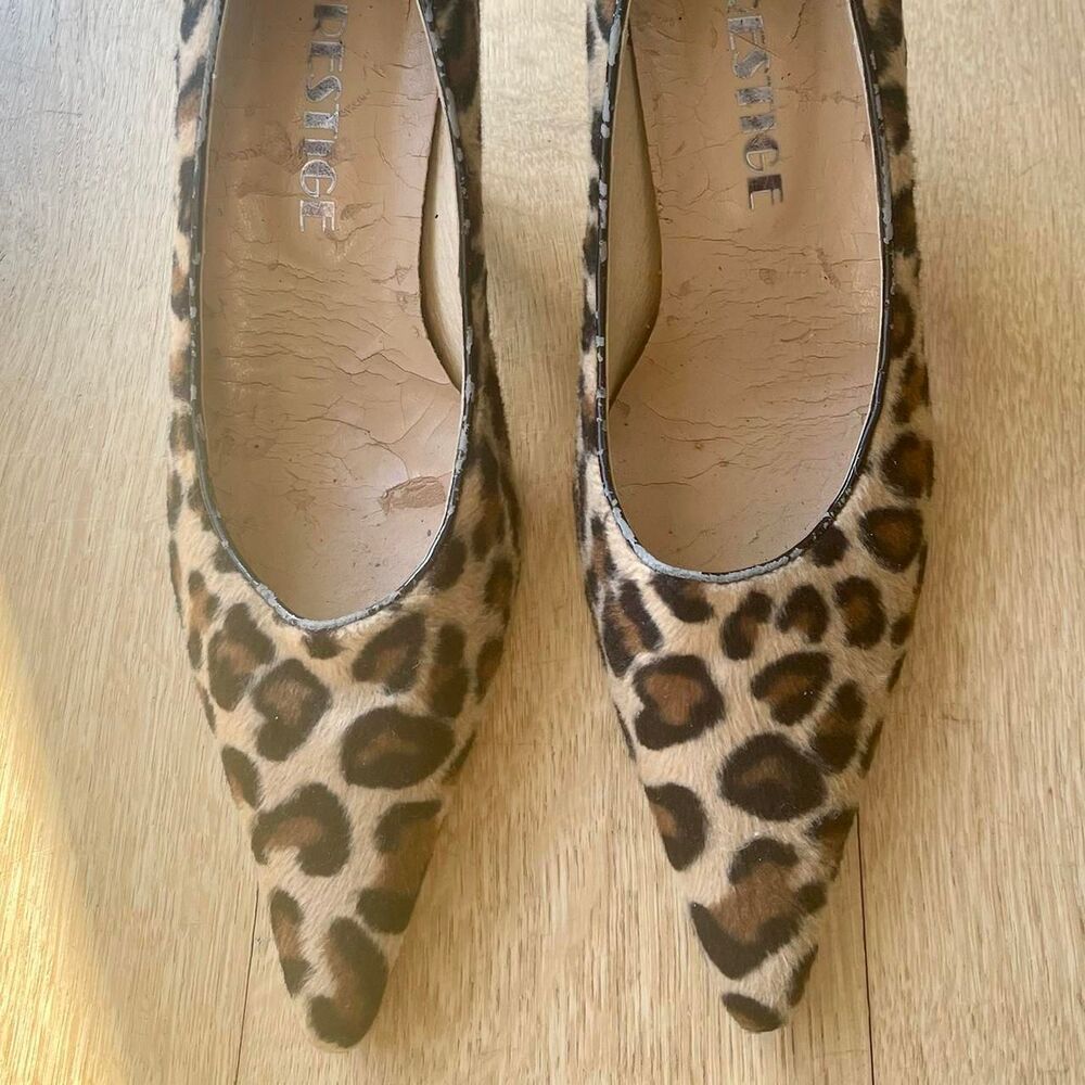 Handmade Women's leopards heels